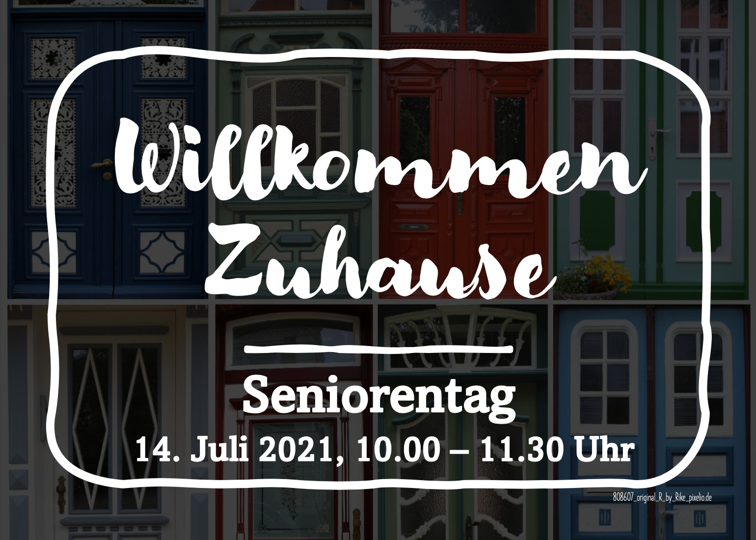 Seniorentag Willkommen Zuhause
